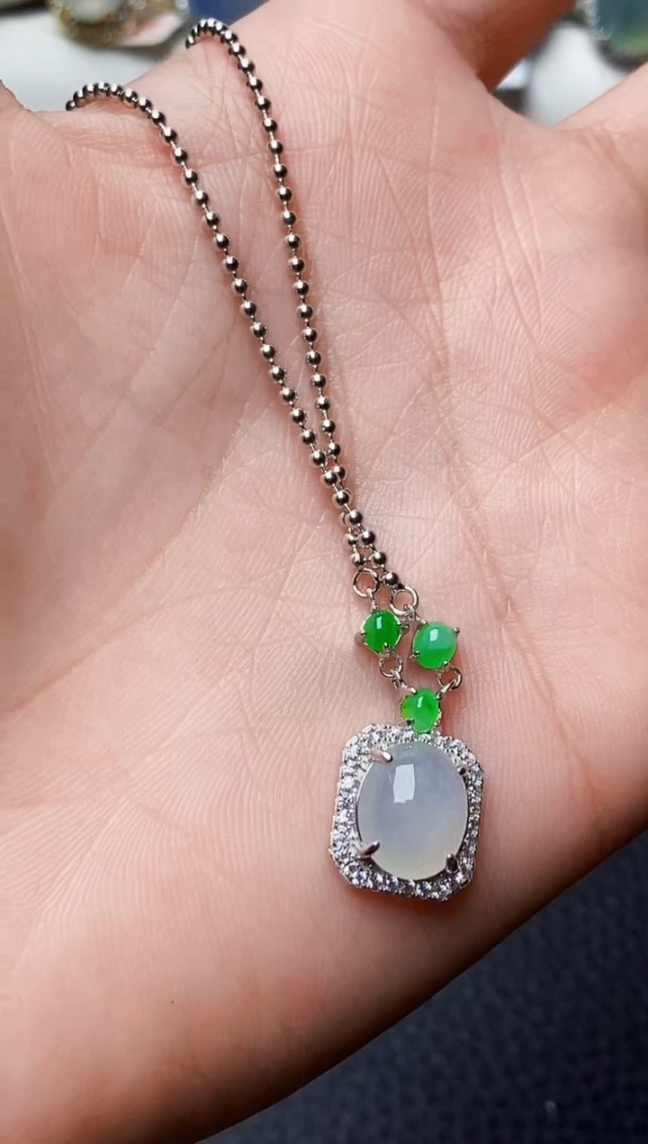 银S925镶嵌戒指翡翠1192