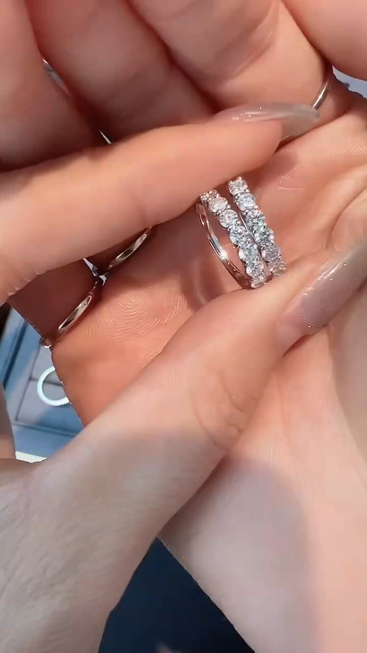 【闪购商品】钻石戒指/指环18K金镶嵌多样性发一