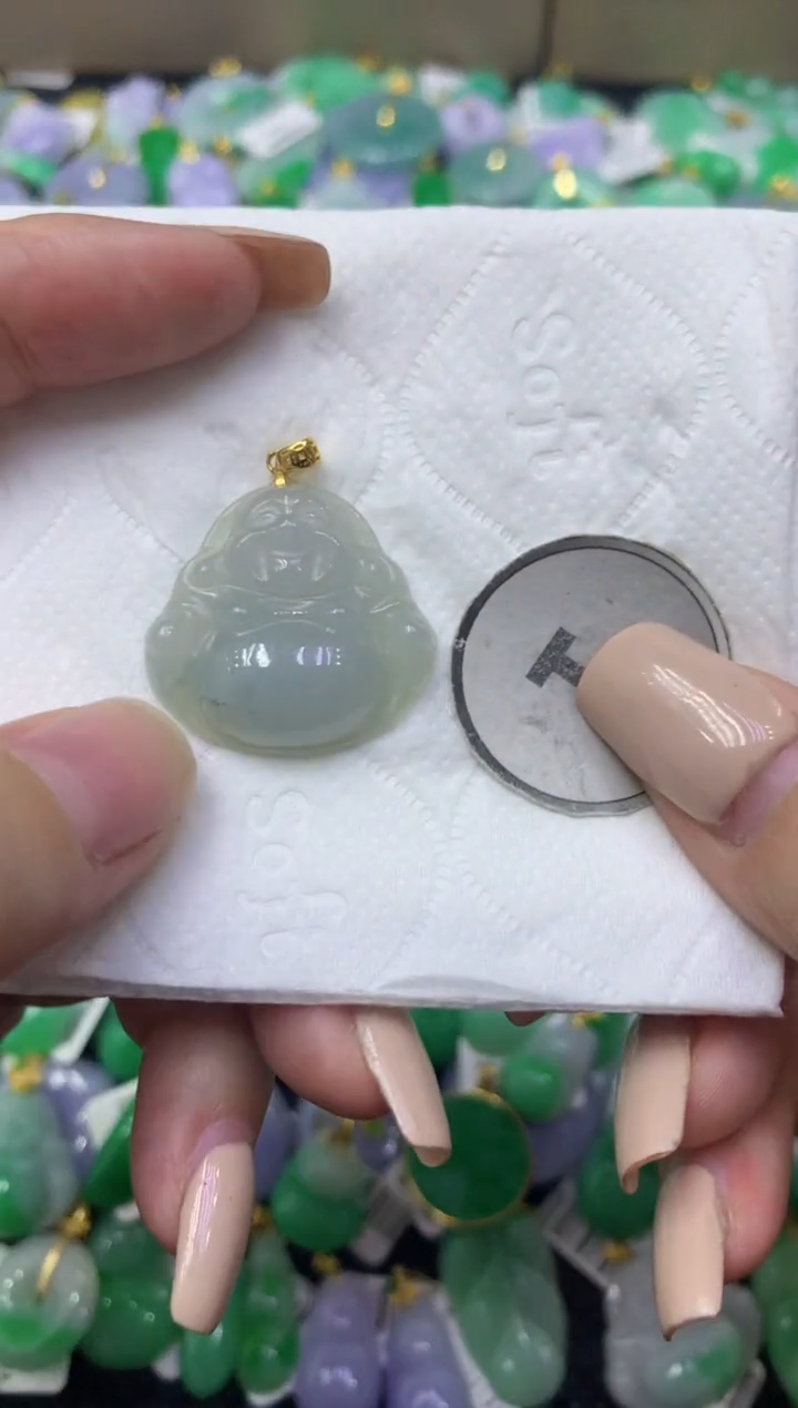 颈饰未镶嵌翡翠天然缅甸翡翠A货