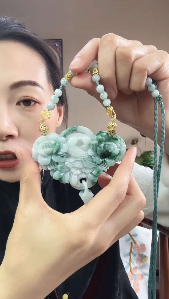 【闪购商品】翡翠颈饰未镶嵌国风原创