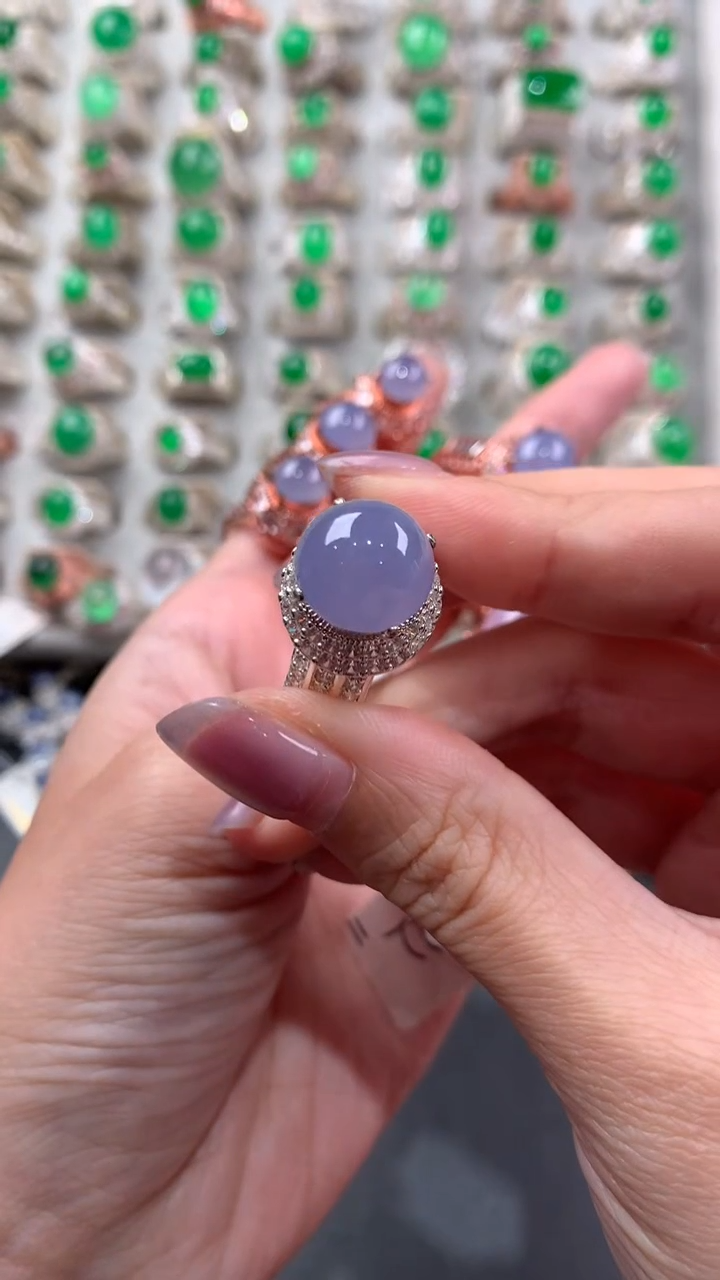 【闪购商品】定制翡翠未镶嵌天然翡翠戒面  福利款1.17