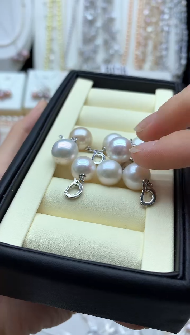 淡水珍珠银S925镶嵌吊坠(不含链)多样性发其一