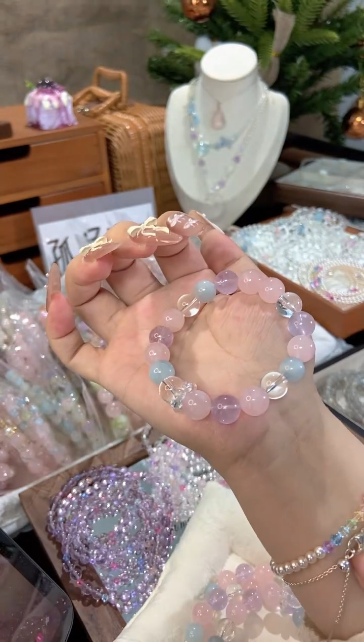 未镶嵌手串水晶孤品捡漏均匀瑕疵介意勿拍