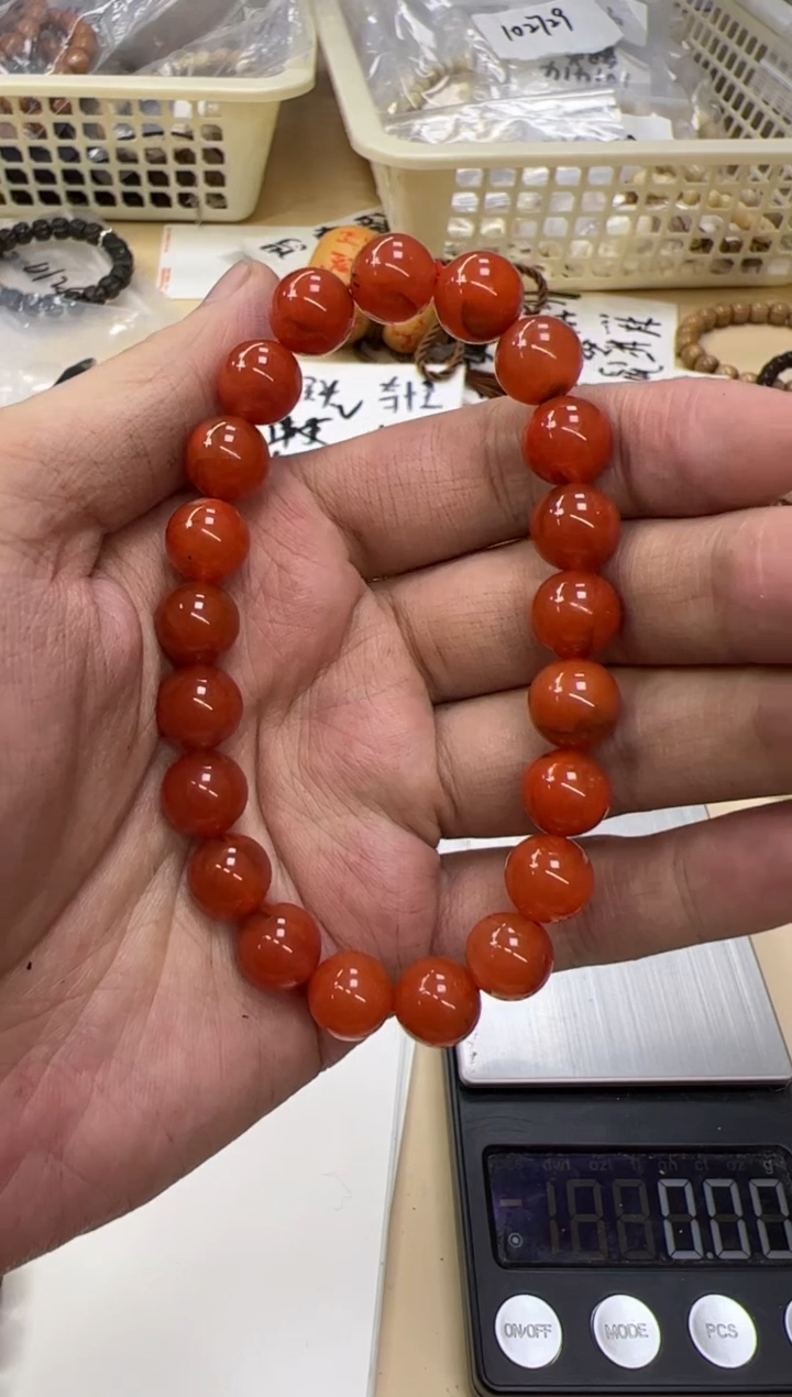 【闪购商品】南红玛瑙手链未镶嵌021717 南红单圈