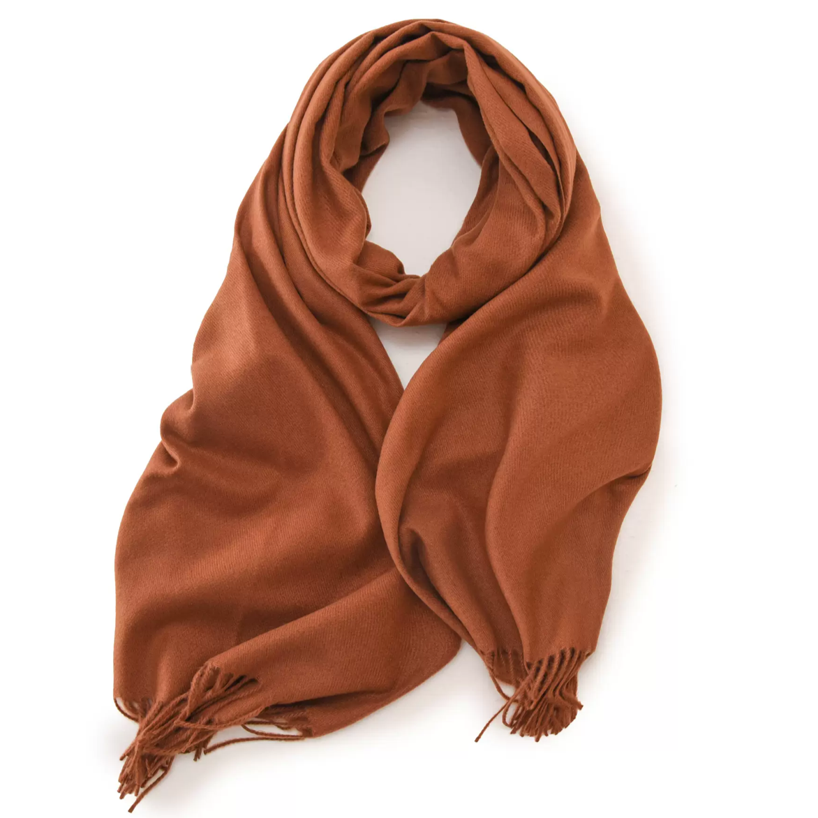 冬季时尚休闲氛围感保暖流苏围巾