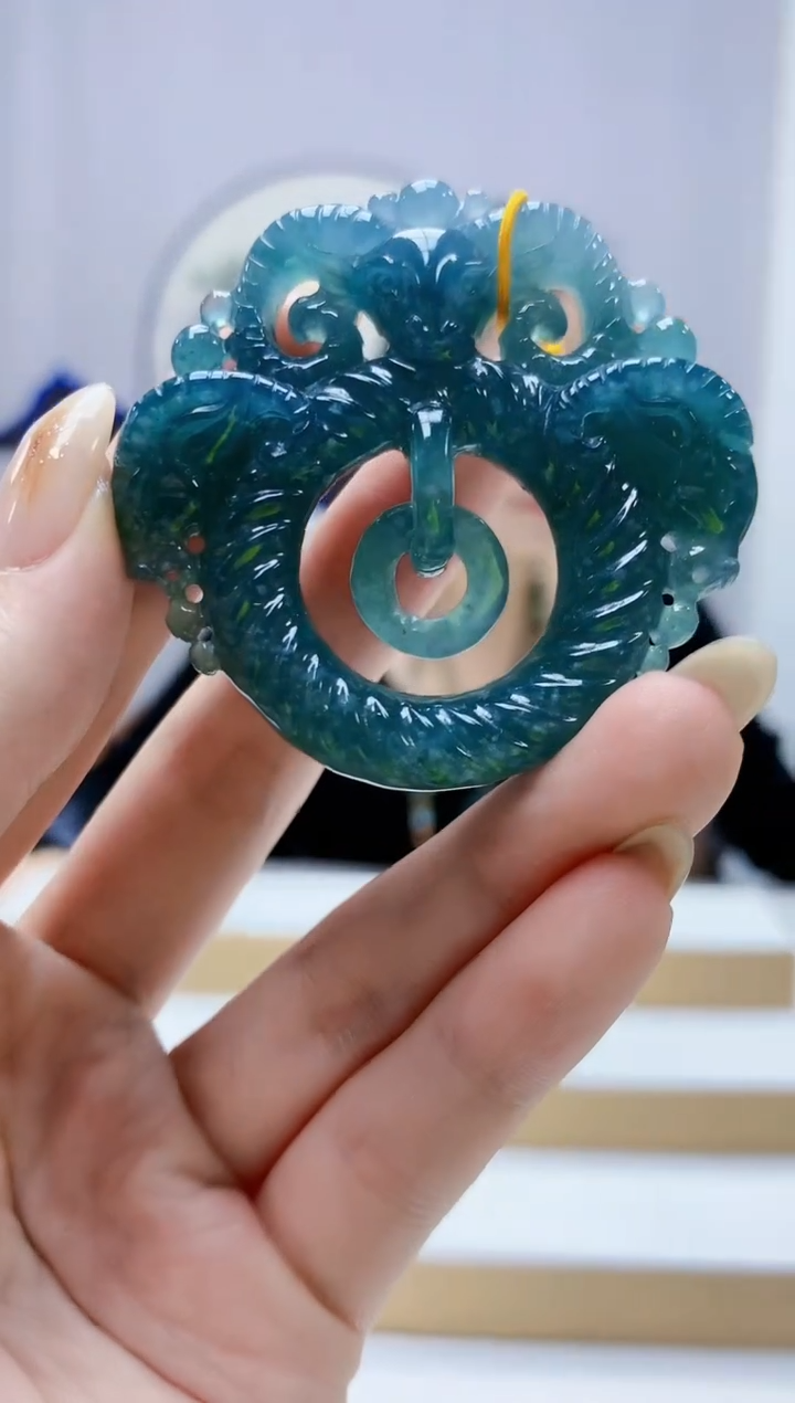未镶嵌定制翡翠3099jw-毛货挂件49