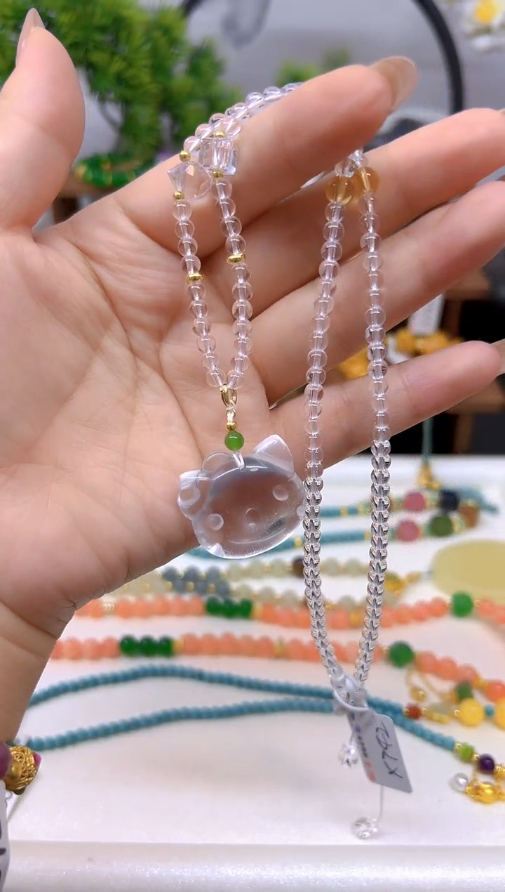 未镶嵌颈饰水晶X742