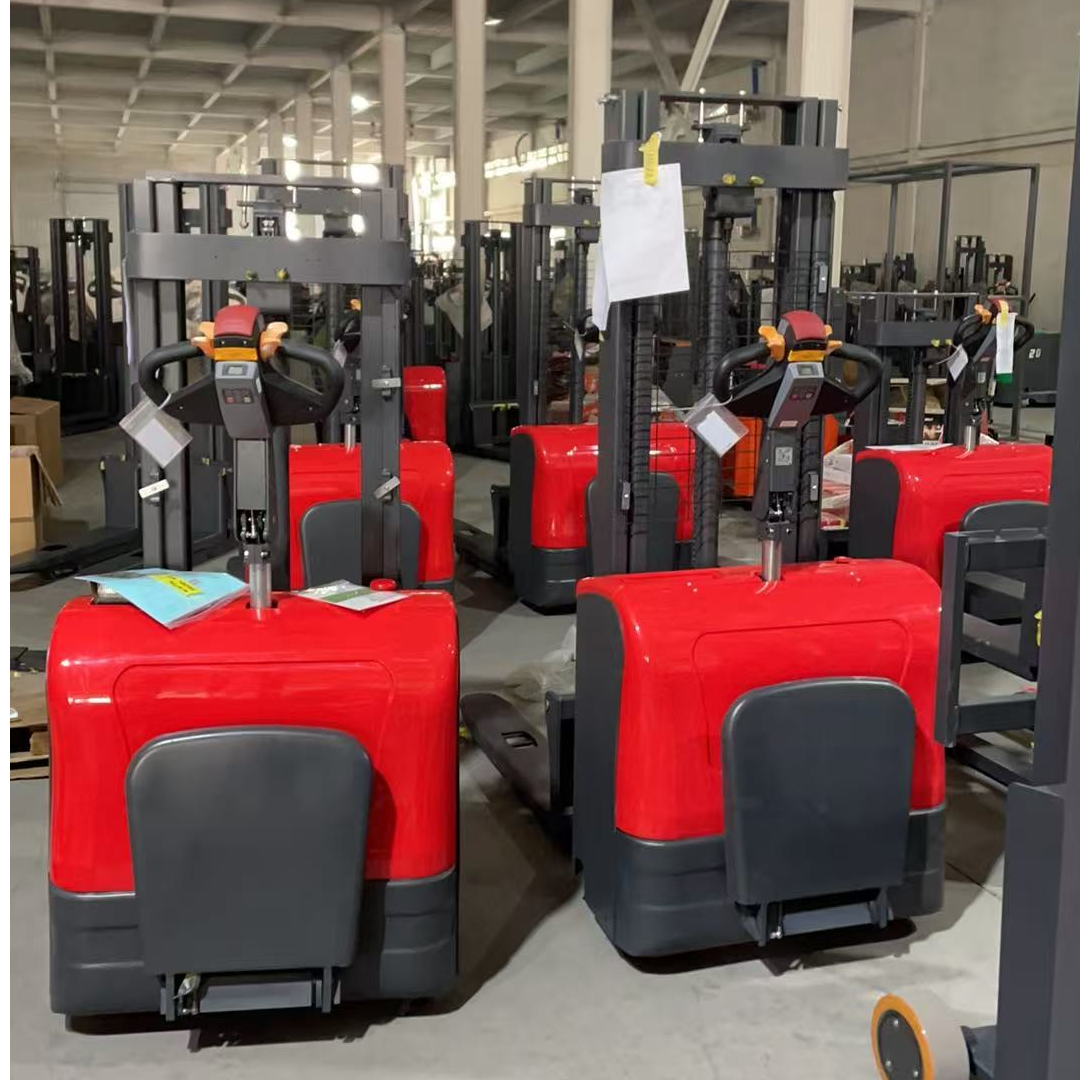 双起升越野电动堆高车液压升降可爬坡用于托盘装卸堆垛