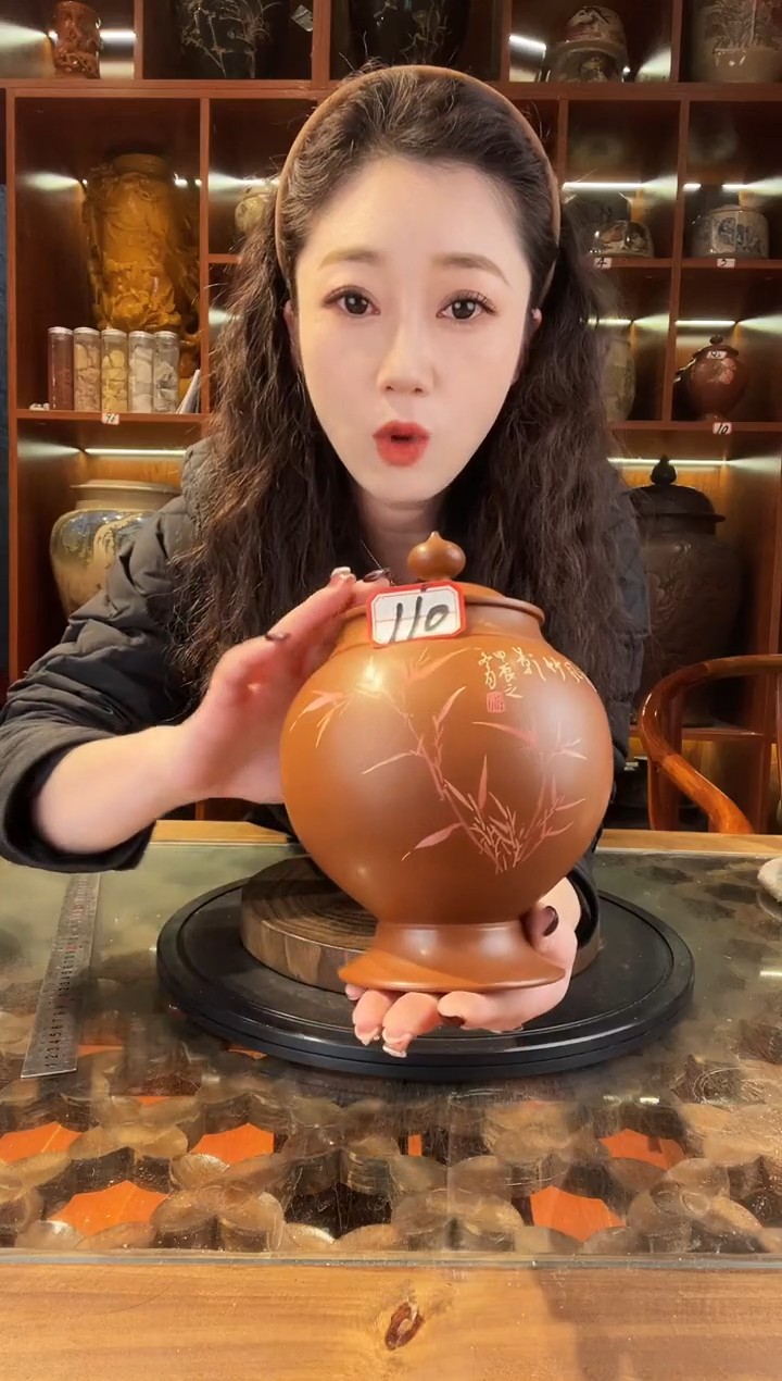 【闪购商品】缸云南建水紫陶复烧小茶罐@110