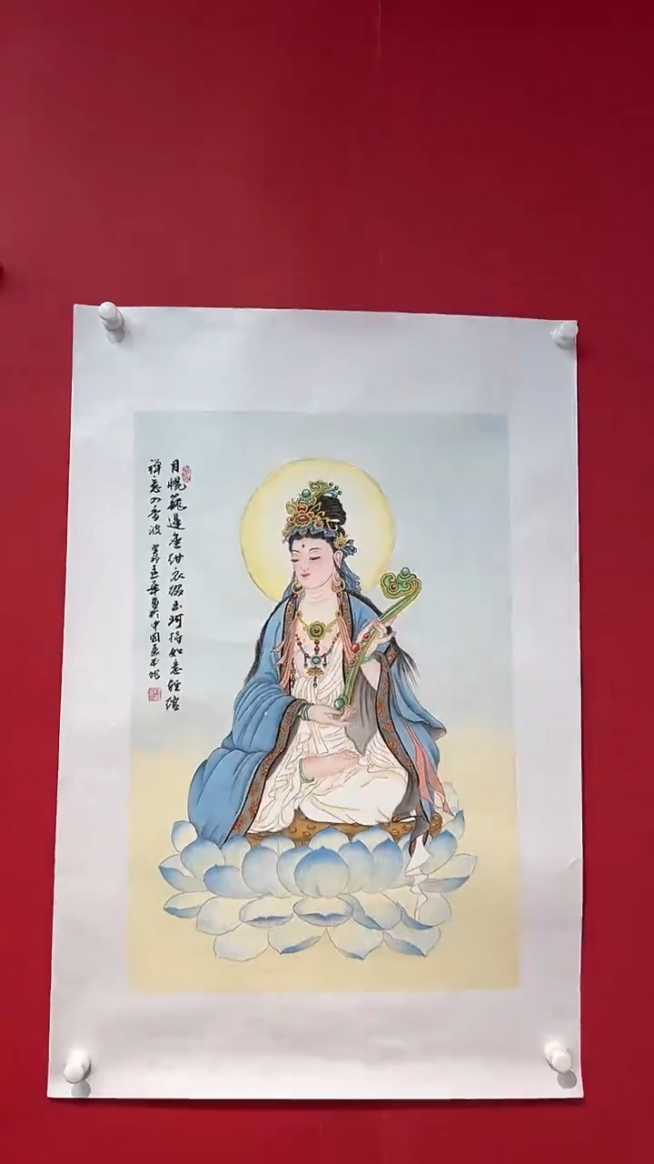 国画画家陆远华纯手绘原作