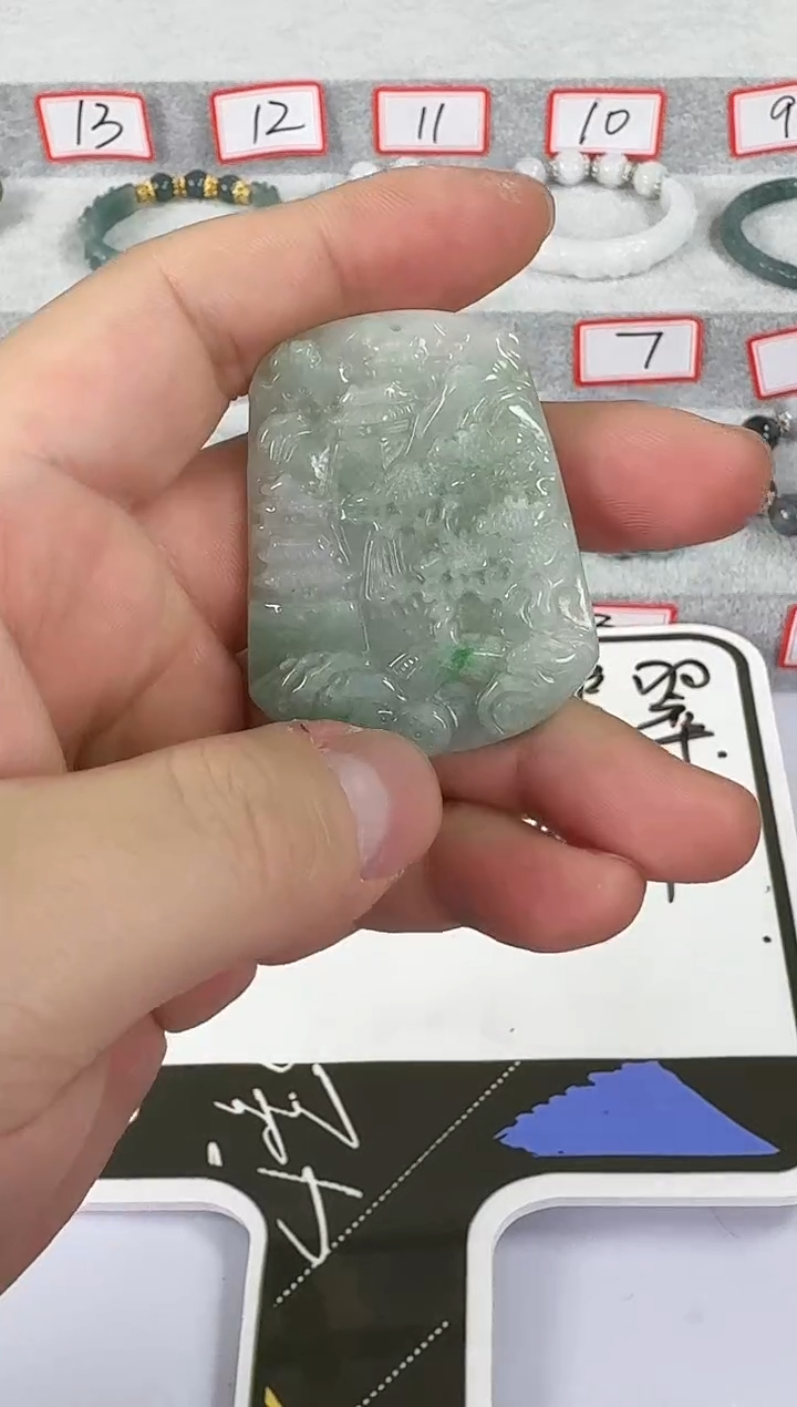 吊坠(不含链)未镶嵌翡翠翡翠吊坠