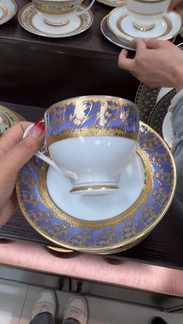 【闪购商品】瓷片咖啡杯碟福利款微瑕