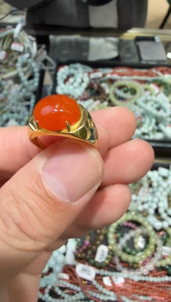 颈饰银S925镶嵌南红玛瑙多样性发一