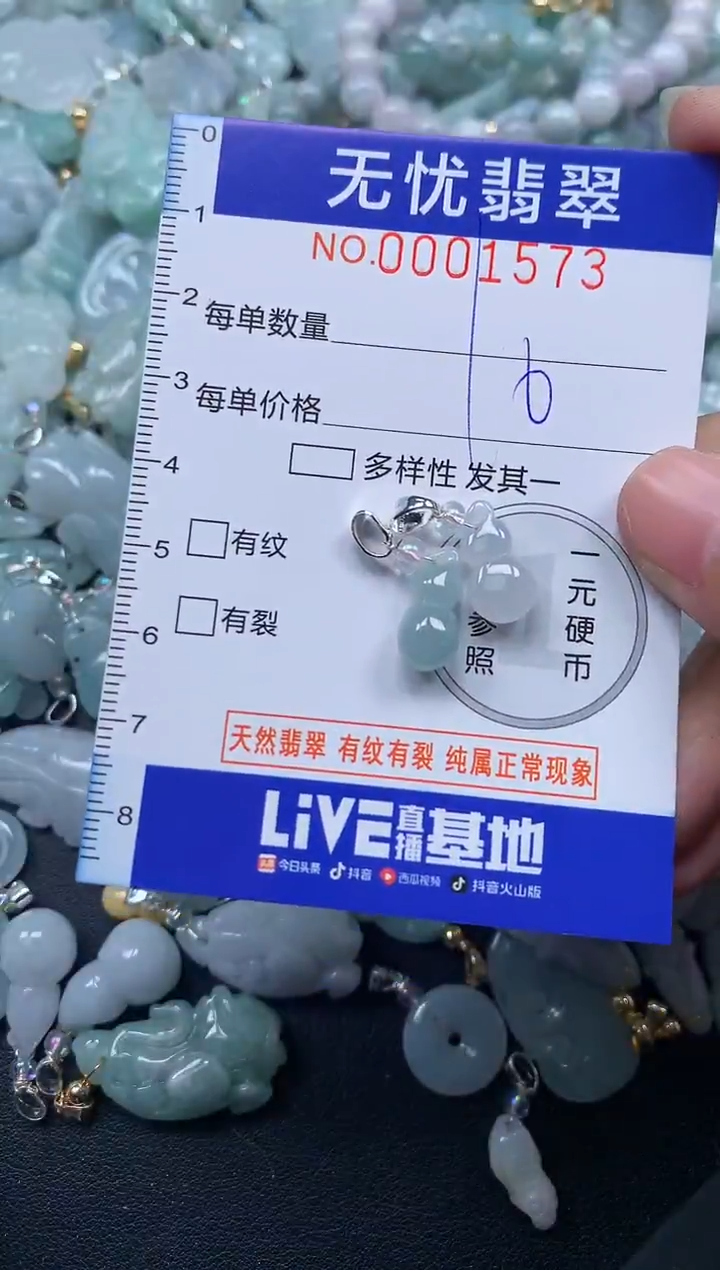 颈饰未镶嵌翡翠1573