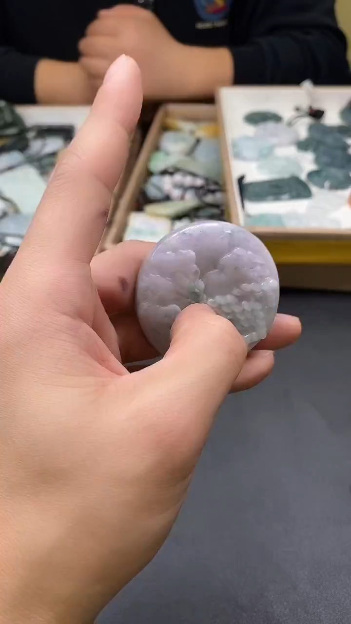 颈饰未镶嵌翡翠天然A货翡翠