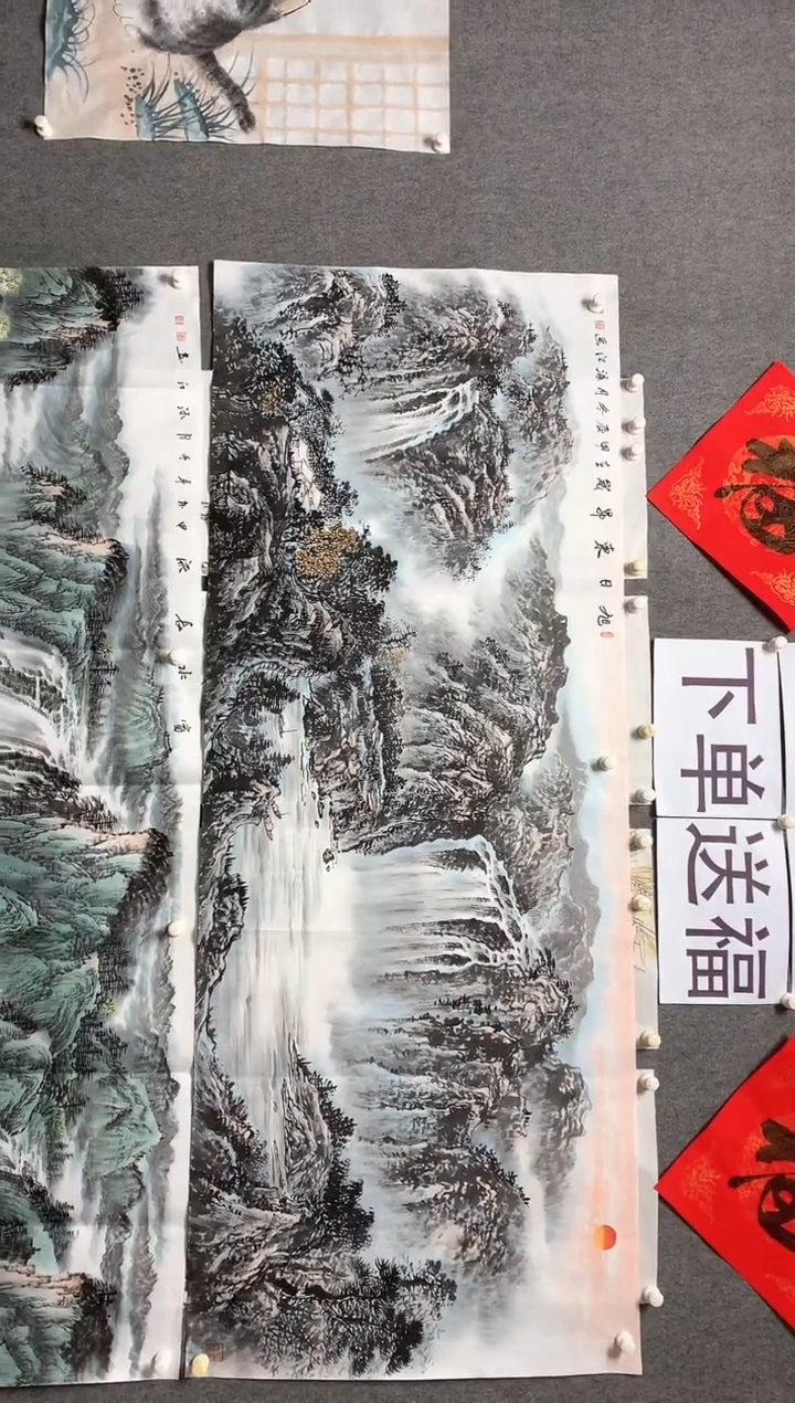 【闪购商品】国画沈泳江手绘 小六尺180*70cm