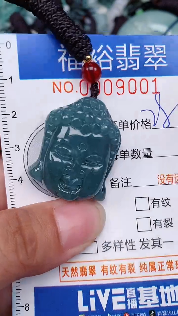 翡翠未镶嵌颈饰...0009001