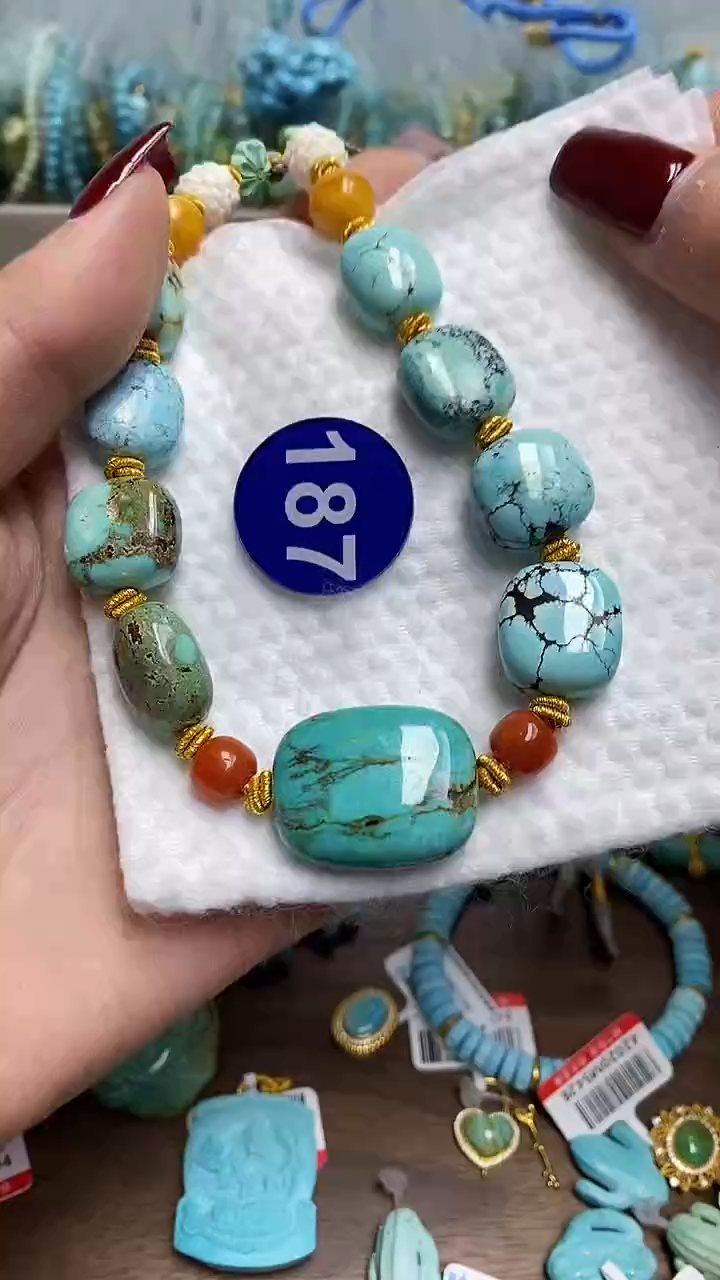 【闪购商品】绿松石项链未镶嵌187