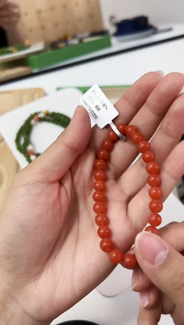 未镶嵌手链南红玛瑙悦2736 约7mm
