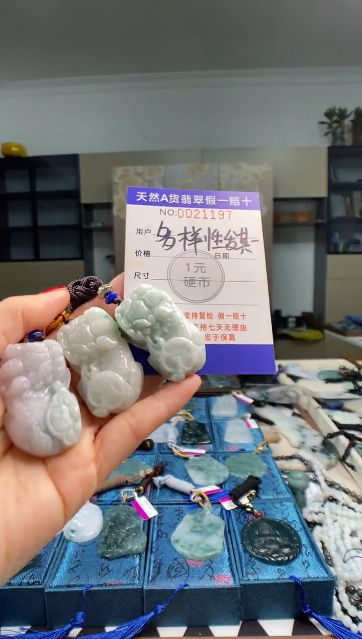 颈饰未镶嵌翡翠 多样性发其一