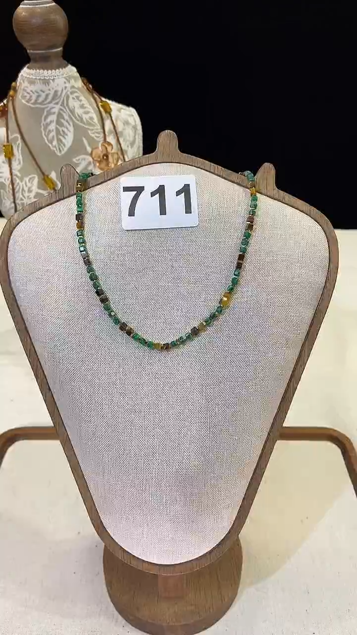 项链钛钢淡水珍珠711