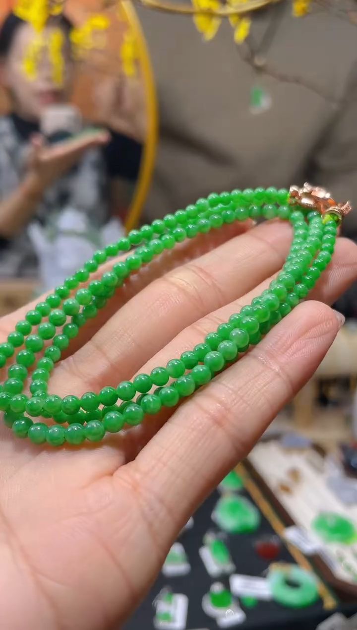 【闪购商品】翡翠颈饰未镶嵌假一赔三