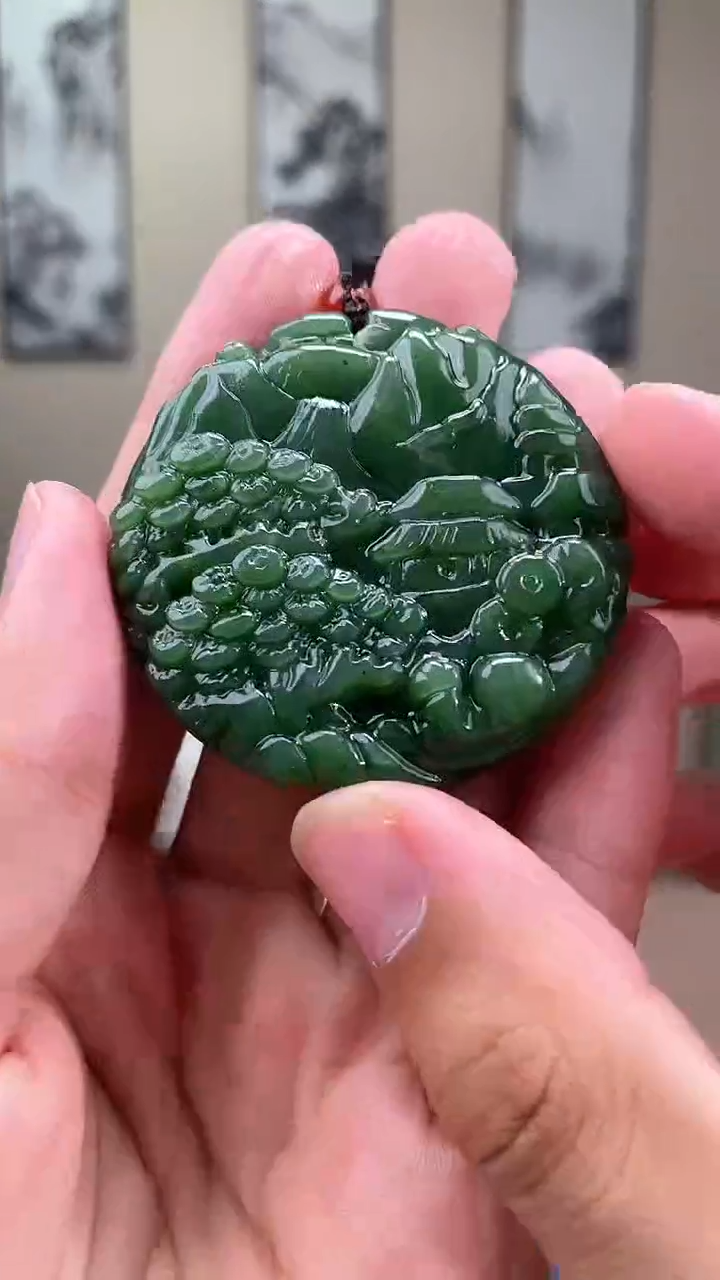 和田玉未镶嵌颈饰多样性拍一发一070082