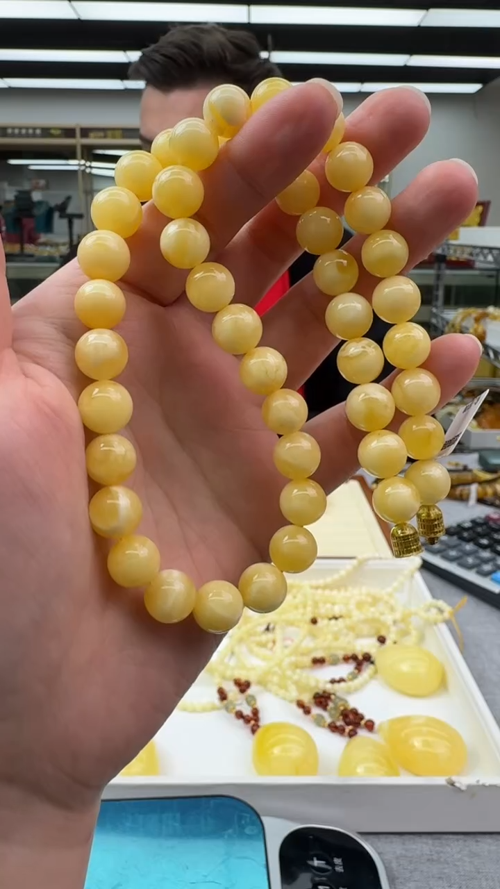 【闪购商品】琥珀颈饰未镶嵌658秒拍号