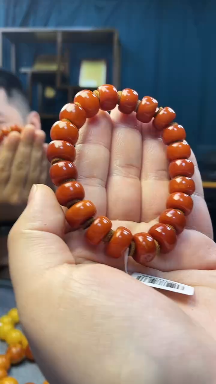 手串琥珀未镶嵌蜜蜡老型手串