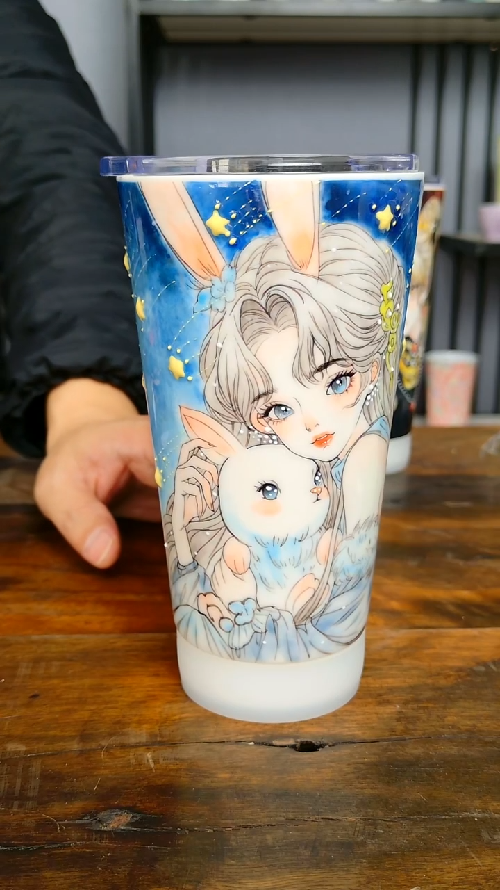 陶新品美少女随行杯222