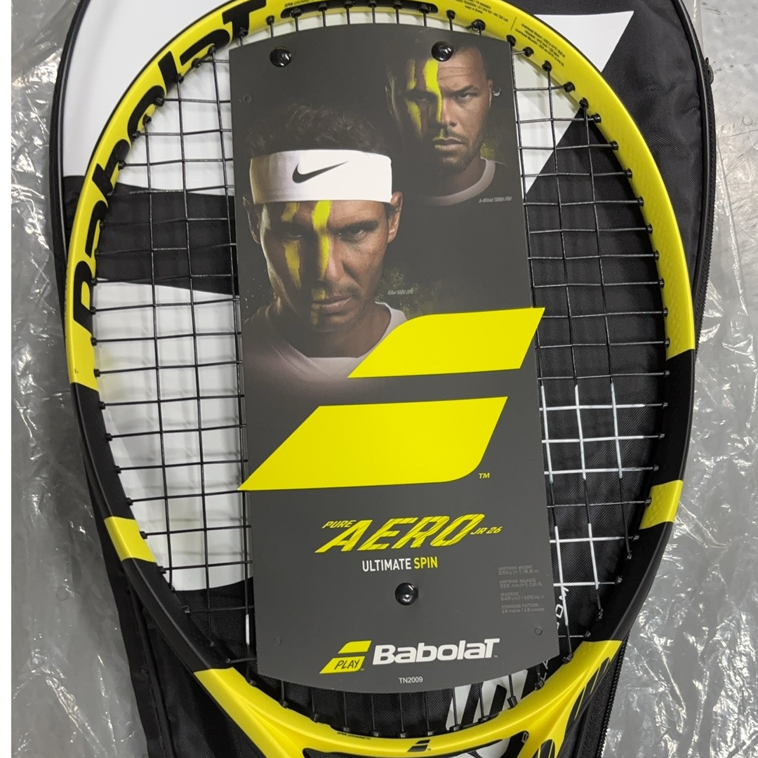 Babolat 儿童网球拍 PURE AERO JUNIOR 26 已穿线 140253