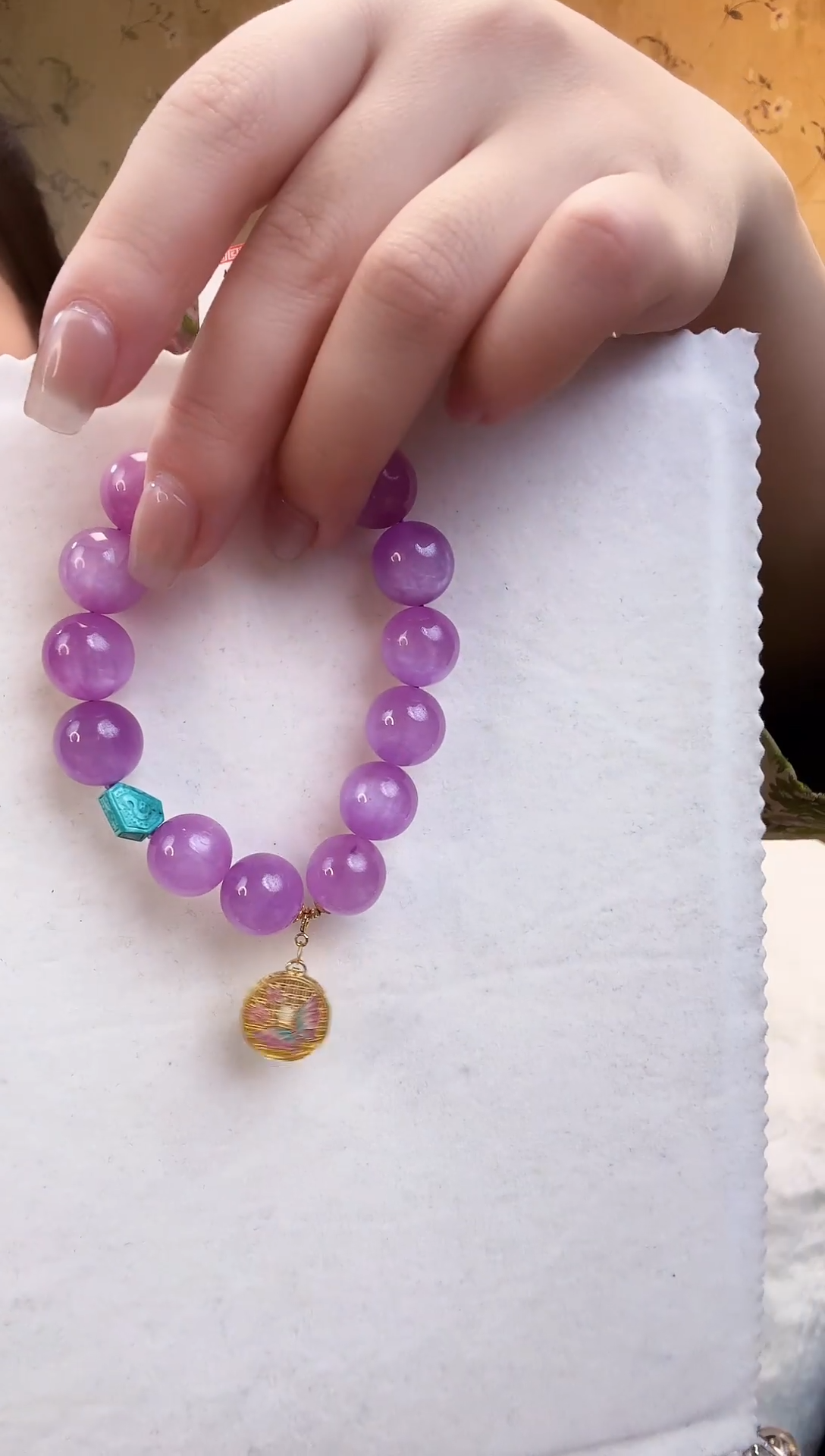 【闪购商品】锂辉石手串未镶嵌锂辉石手串约14M1209