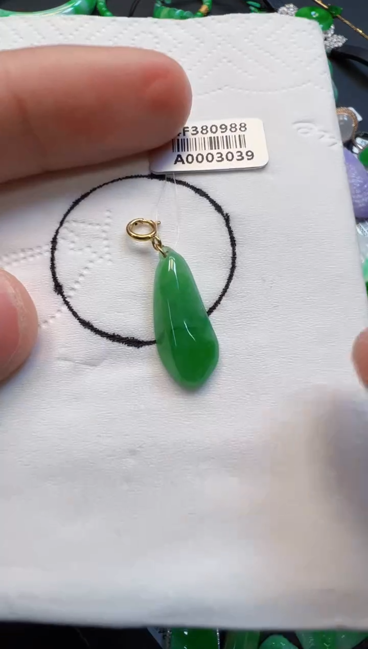 【闪购商品】定制翡翠18K金镶嵌368元