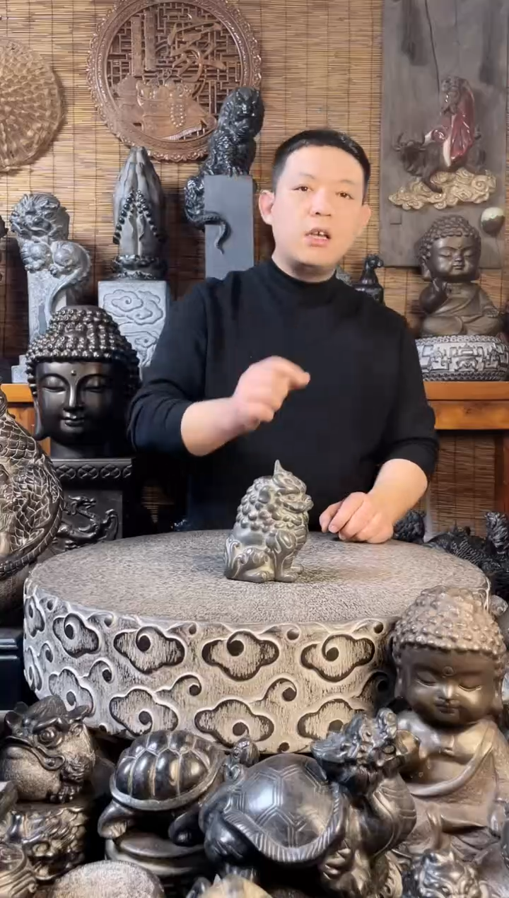 【闪购商品】14倒流香天然青石雕刻