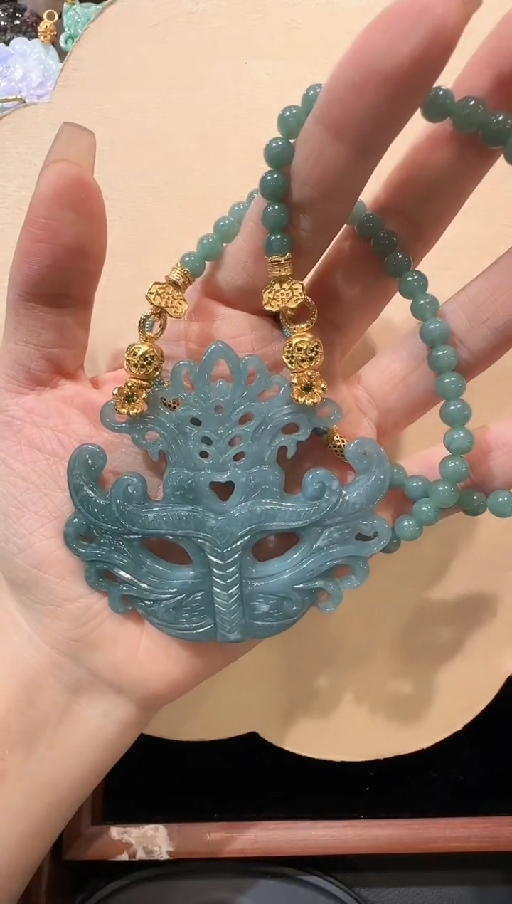 【闪购商品】翡翠颈饰未镶嵌国风