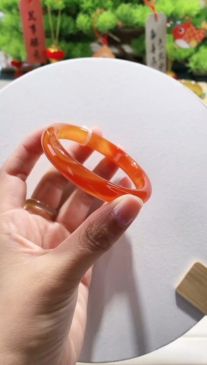 【闪购商品】玛瑙/玉髓手镯未镶嵌19-56.4