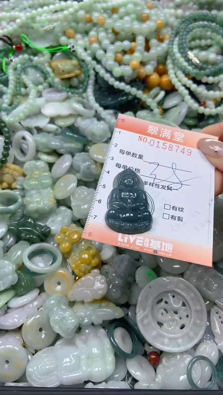 翡翠未镶嵌颈饰闪购0158749