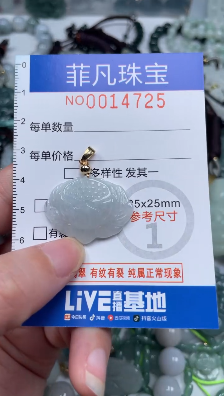 颈饰未镶嵌翡翠14725