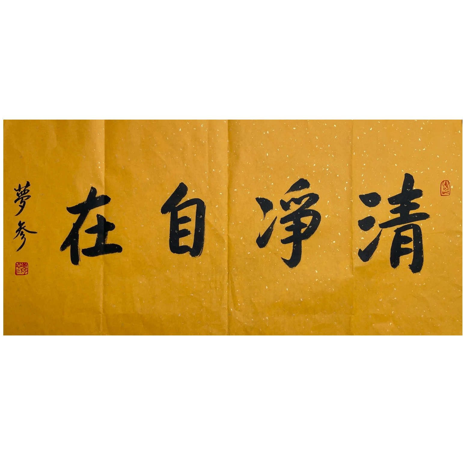 MC-1-1265 梦参-书法 尺寸45×92cm 纸本软片