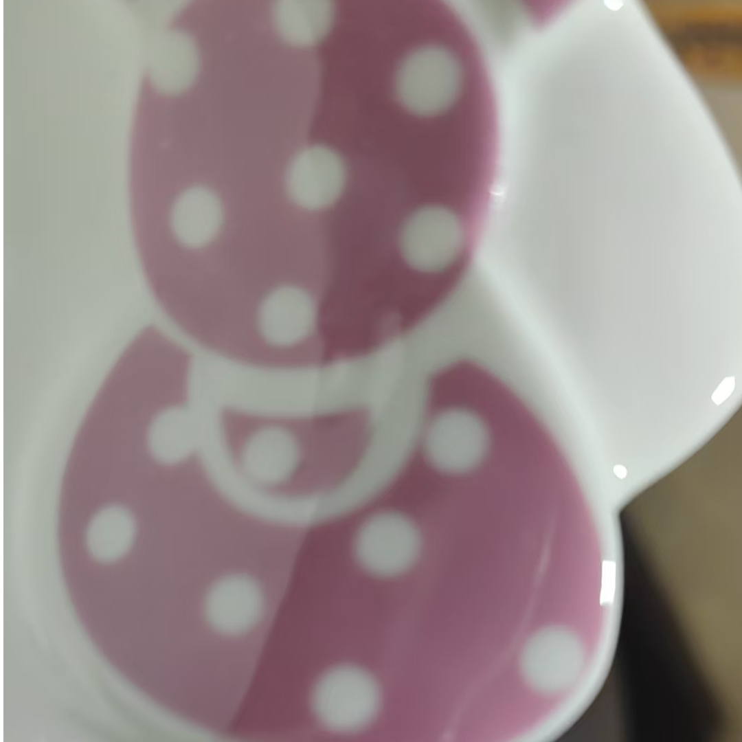 可爱可爱猫脸碗.