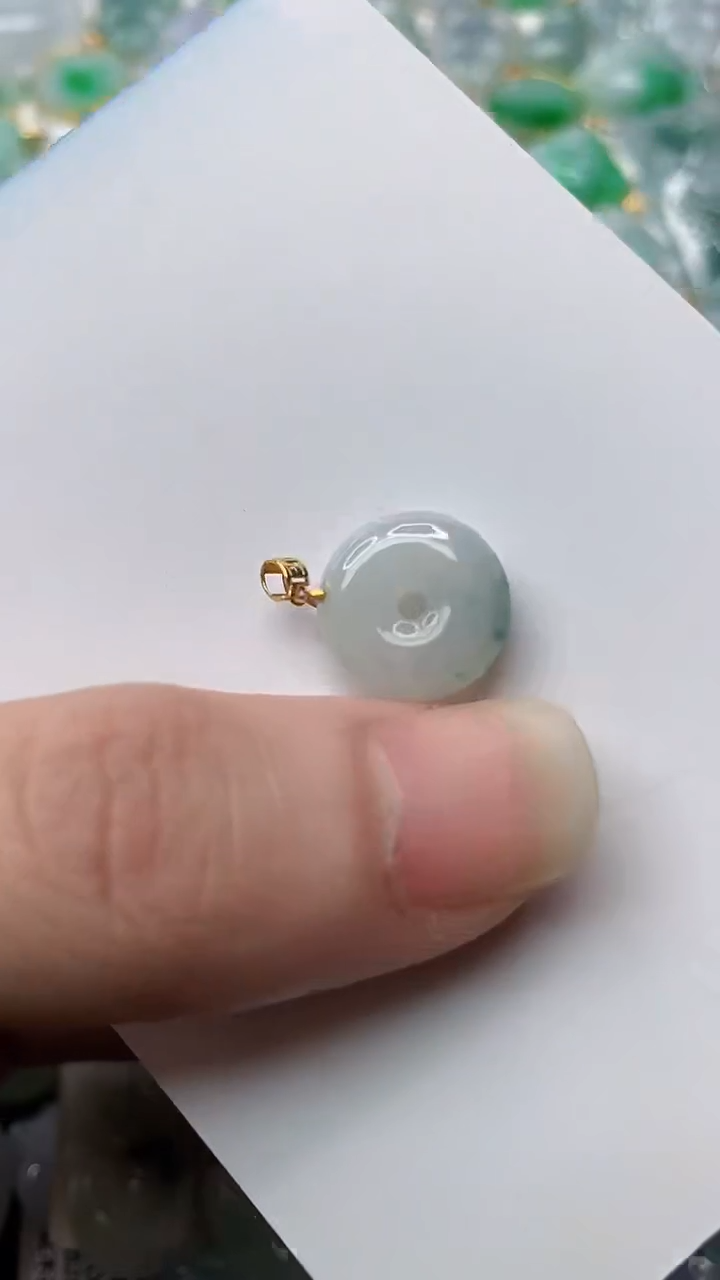 【闪购商品】翡翠颈饰18K金镶嵌6..........