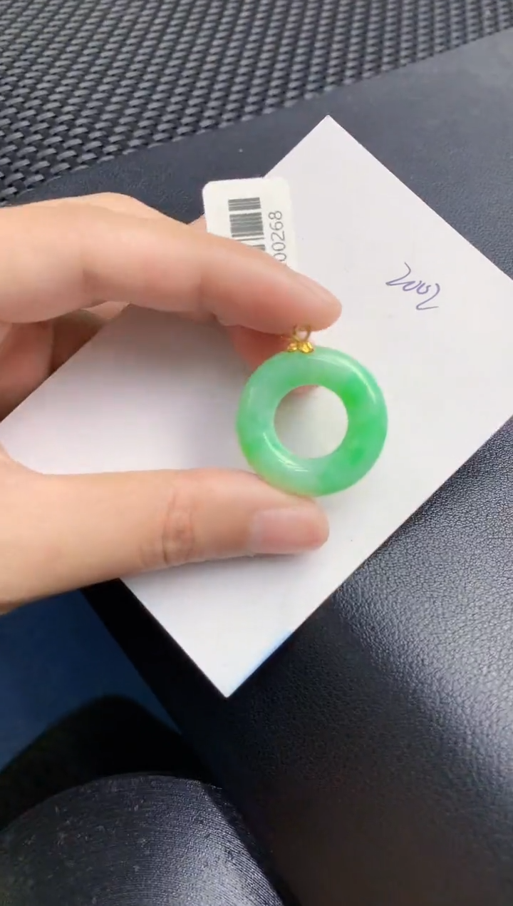 【闪购商品】翡翠颈饰18K金镶嵌000000000