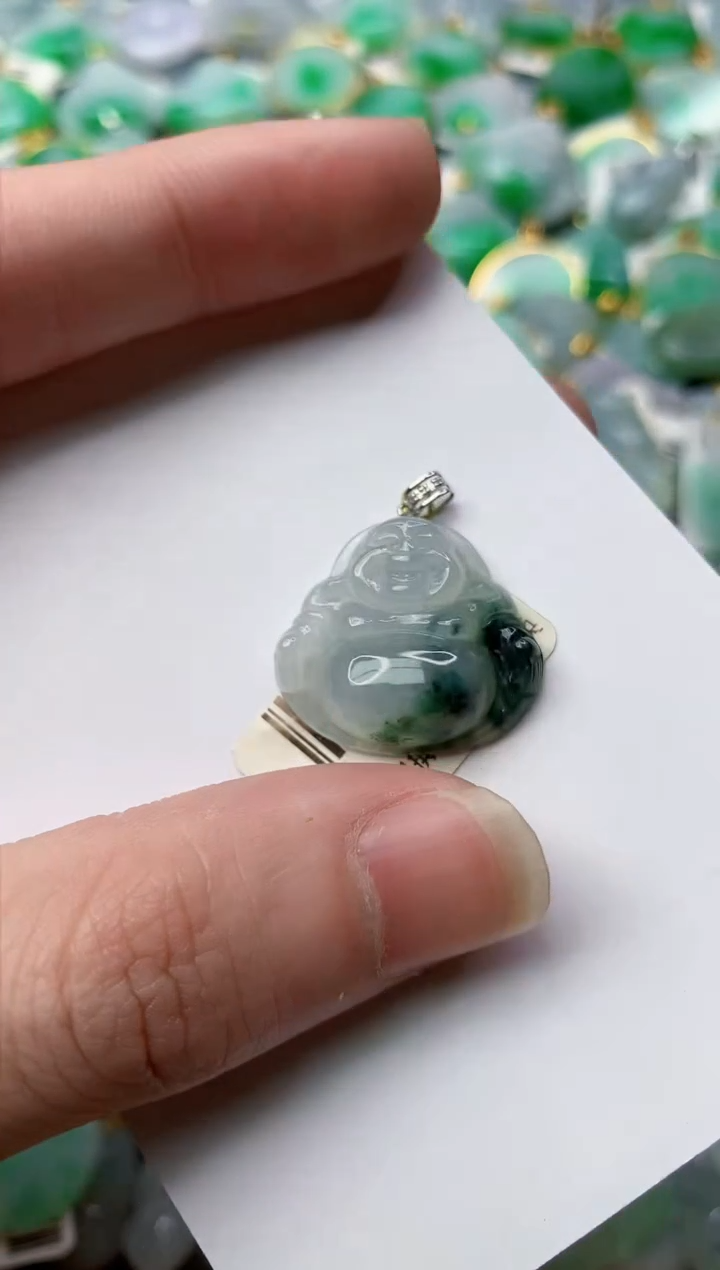 【闪购商品】翡翠颈饰18K金镶嵌56...........