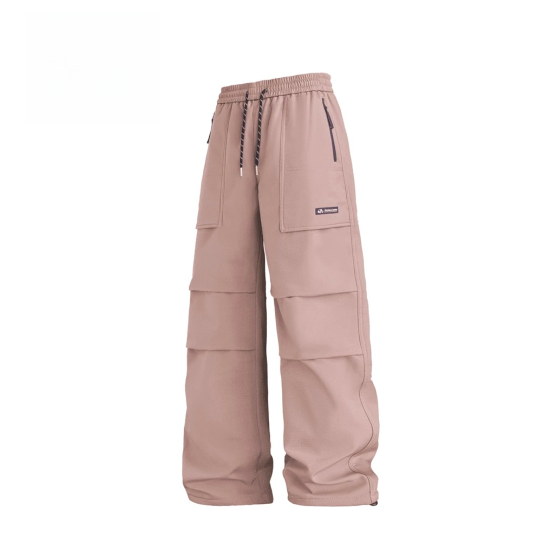 【小杜】软壳伞兵裤自热暖绒户外加绒加厚工装裤情侣百搭长裤