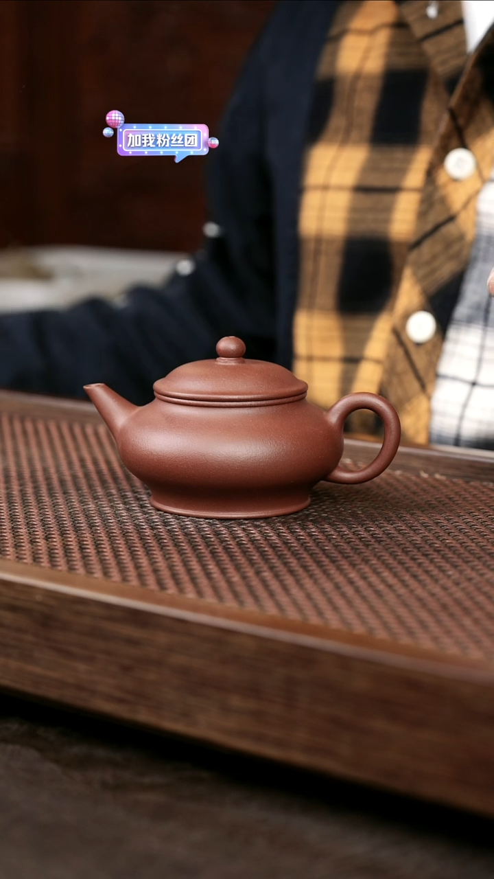 茶壶紫砂紫泥孟臣水平