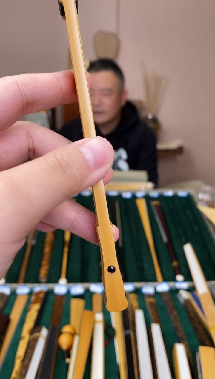 【闪购商品】扇子95寸玉竹折扇全玉竹
