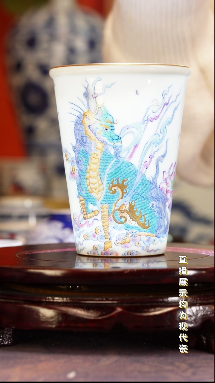 景德镇手工手绘陶瓷杯