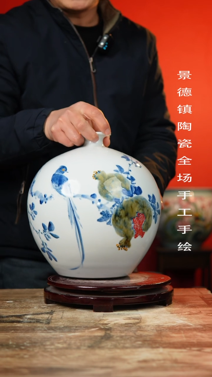 【闪购商品】摆件景德镇陶瓷手工手绘22