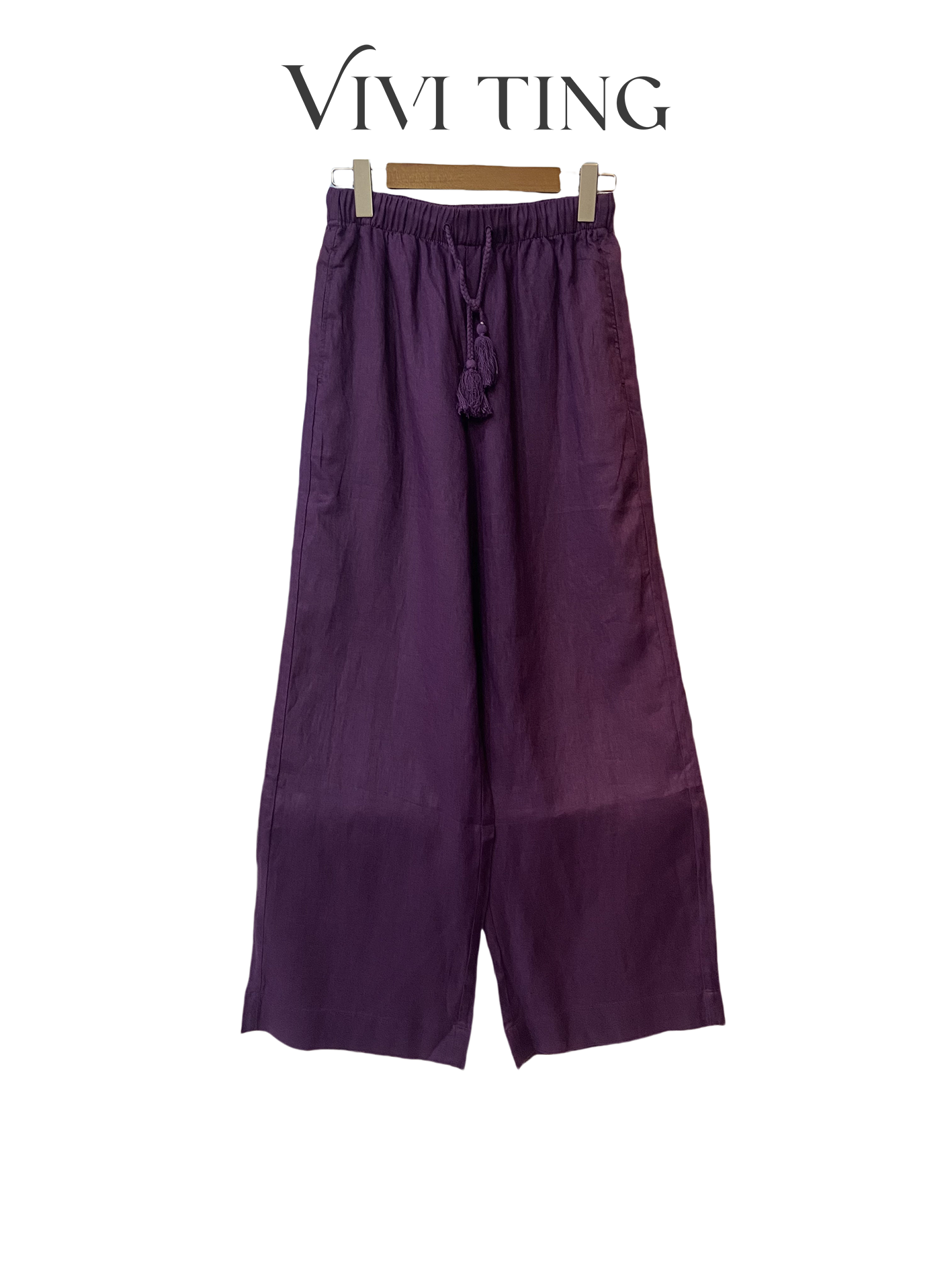 【VIVI·TING】婷姐推荐休闲夏季直筒裤长裤唐装休闲裤k632