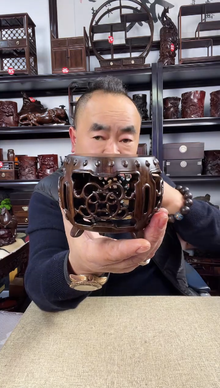 木老李红木工艺品新鼓